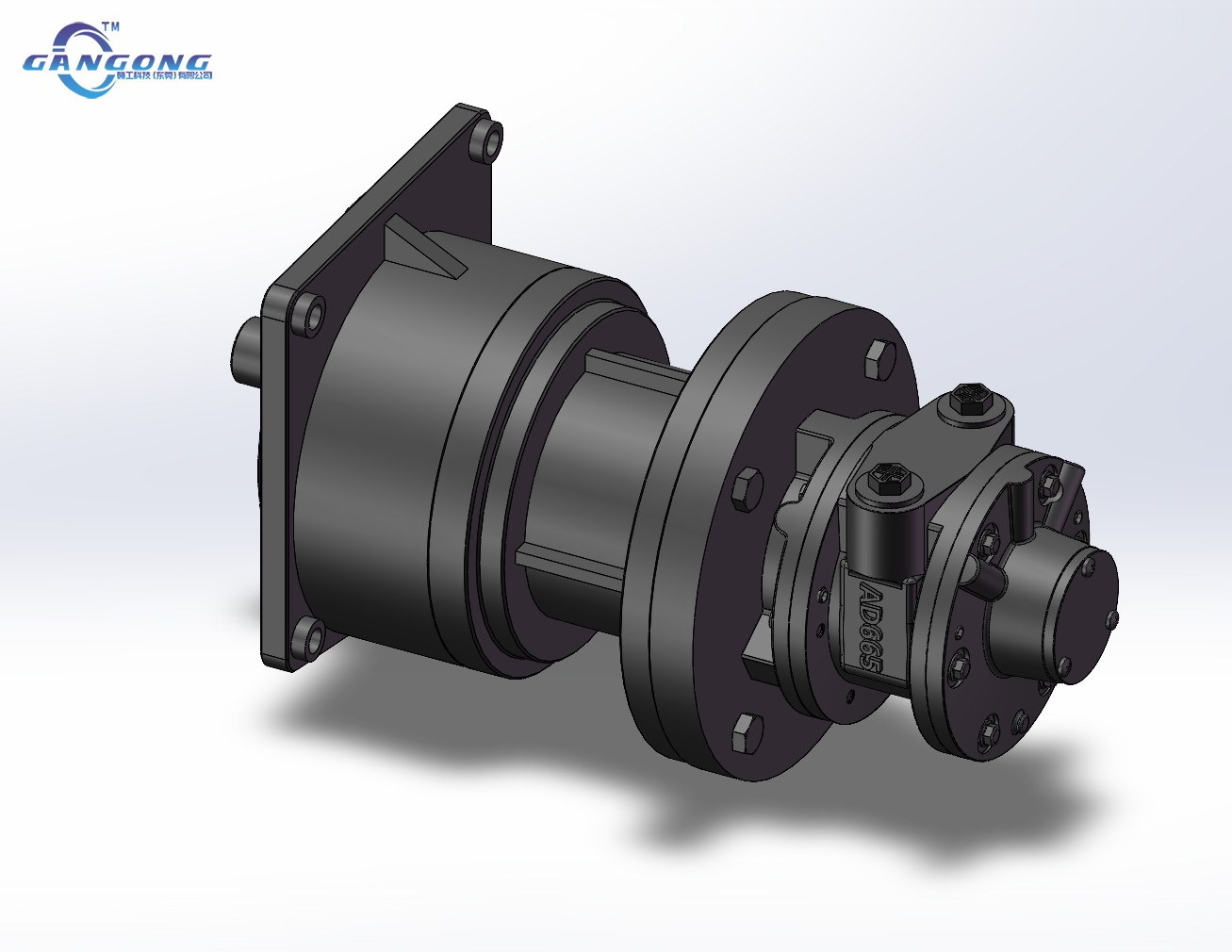 G6AMF-120气动减速机，气动马达图纸，选型资料